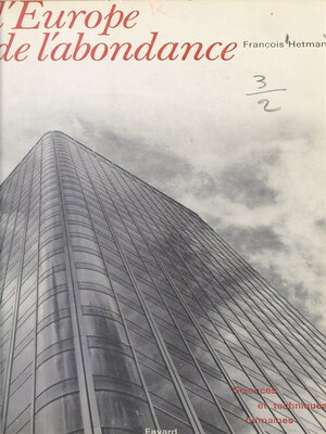 cover image of L'Europe de l'abondance